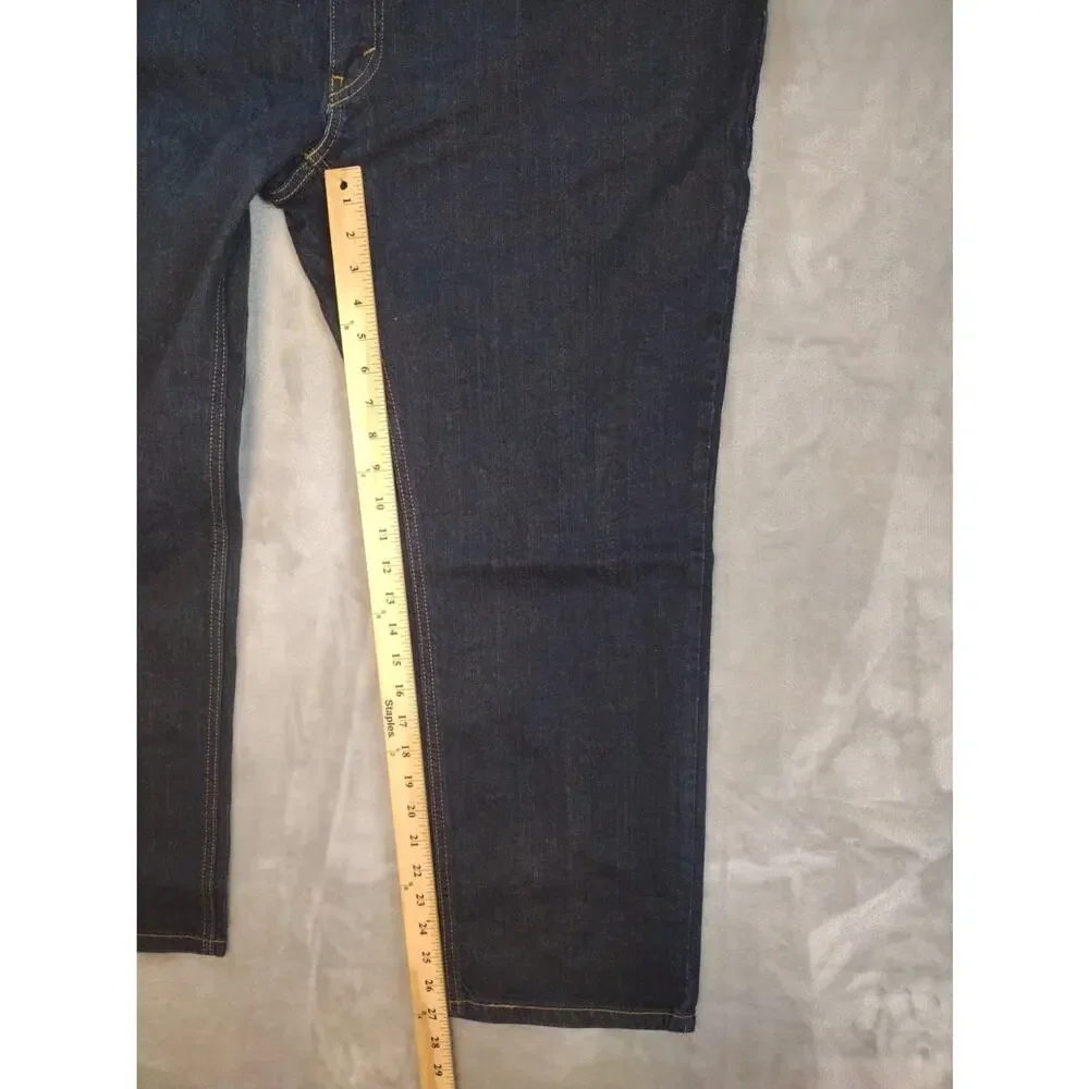 Levis 541 Jeans Mens 48x30 Athletic Fit Straight Leg Dark Wash Casual Americana